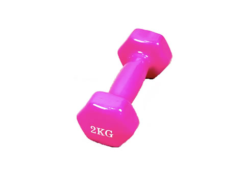 Vinyl Dipped Dumbbell 2kg